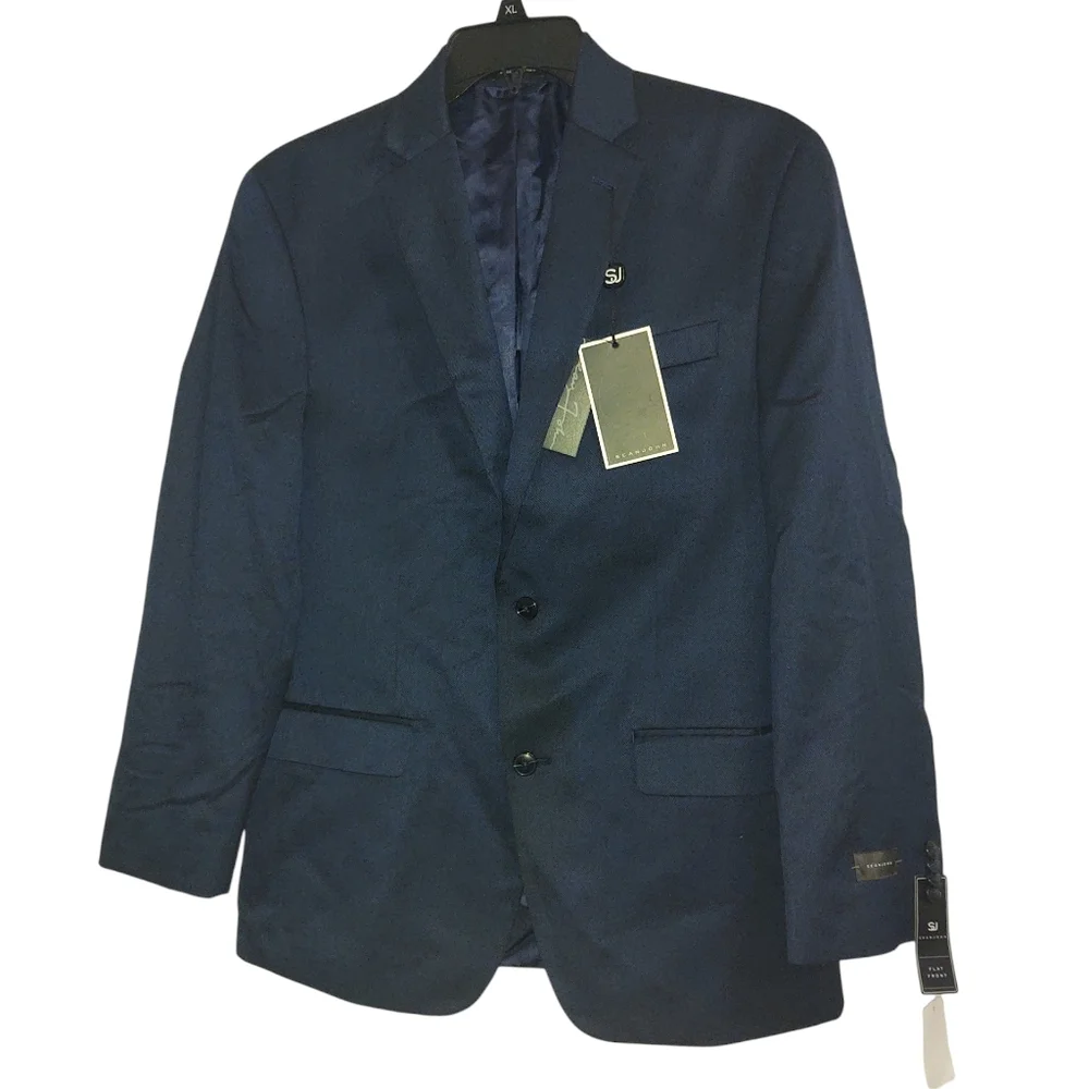 NWT Sean John Navy Blue  Suit Set 40 Reg 34 W